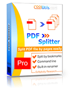 PDF Splitter PRO - Professional Solution by CoolUtils