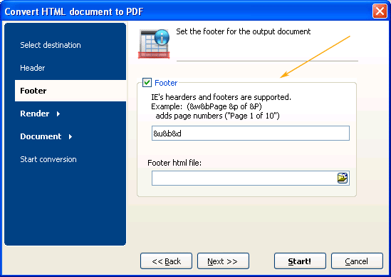 convert html files to pdf
