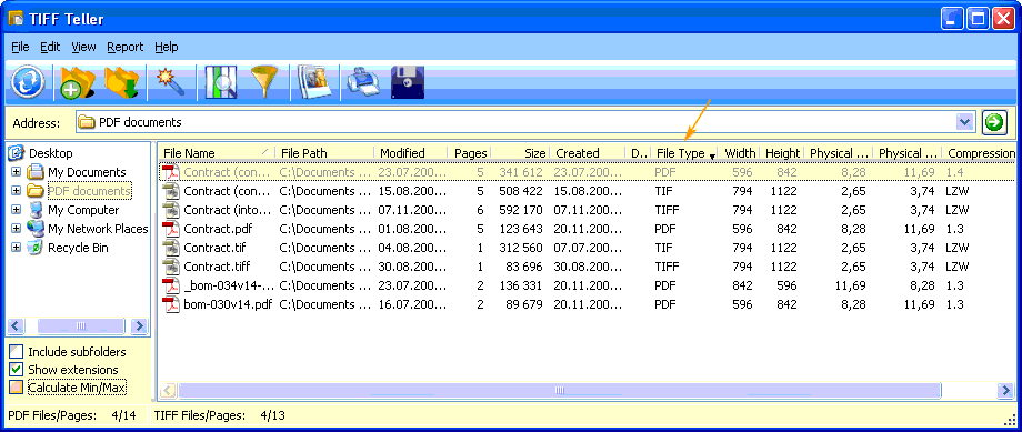 Tiff PDF page count