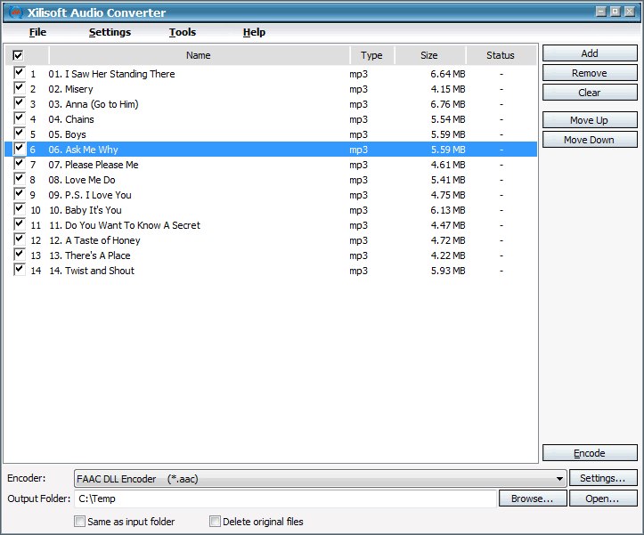 convert audio