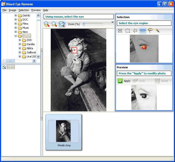 Blood Eye Remove ScreenShot 1