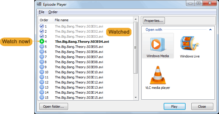 Episode Player ScreenShot 1