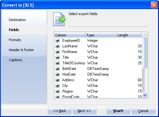 MS SQL Converter ScreenShot 3