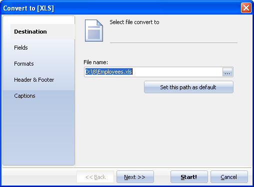 MS SQL Converter ScreenShot 2