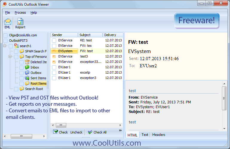 Coolutils Outlook Viewer 1.5 full