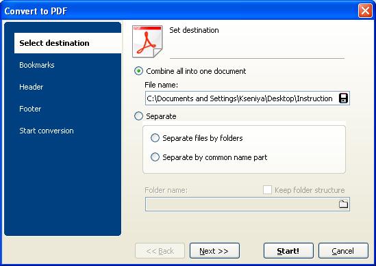 PDF Combine ScreenShot 2