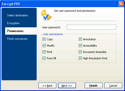 PDF Encrypter ScreenShot 3