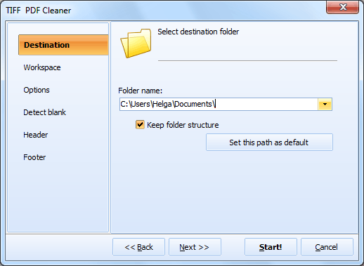 Tiff Pdf Cleaner ScreenShot 2