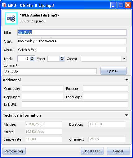 Total Audio Tags ScreenShot 2