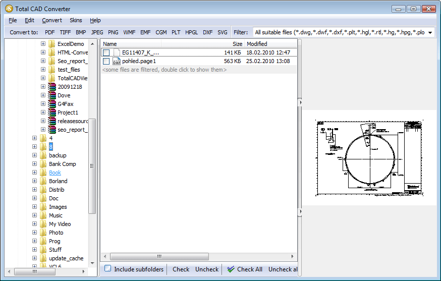 Total CAD ConverterX ScreenShot 1