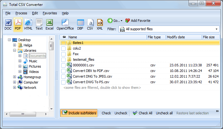 Total CSV Converter Screenshot