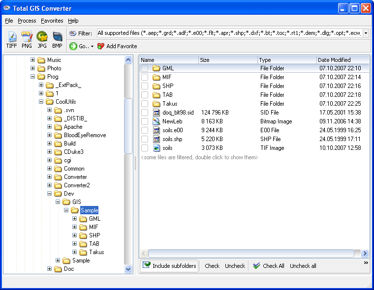 Total GIS Converter ScreenShot 1