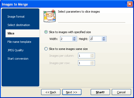 Total Image Slicer ScreenShot 2