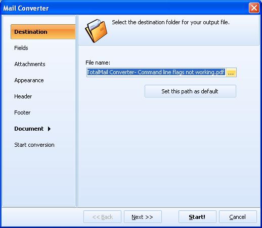 Total Mail Converter ScreenShot 2