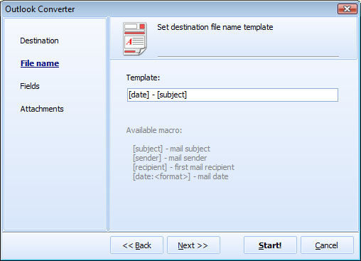 Total Outlook Converter ScreenShot 2