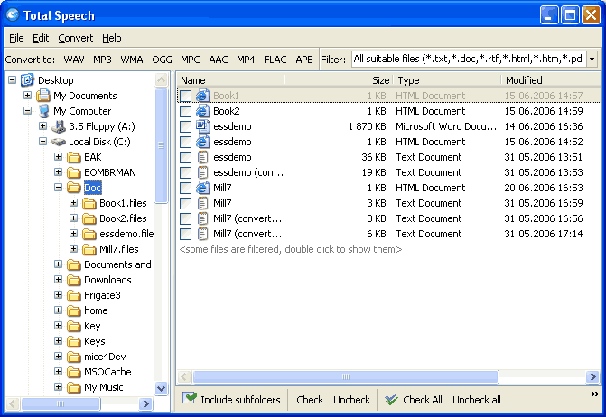 Total Speech ScreenShot 1