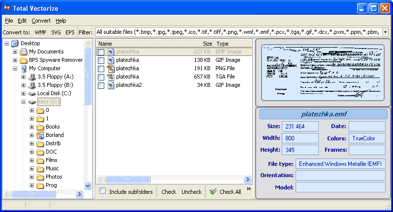 Total Vectorize ScreenShot 1