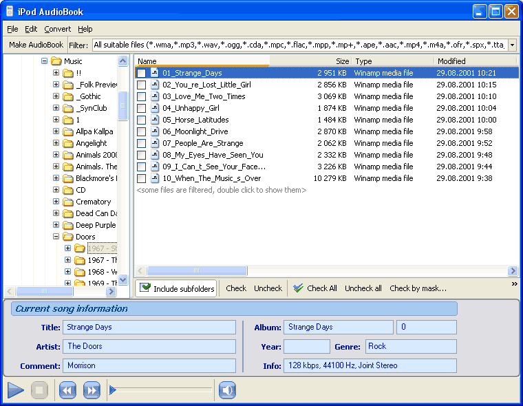 iPod AudioBook ScreenShot 1