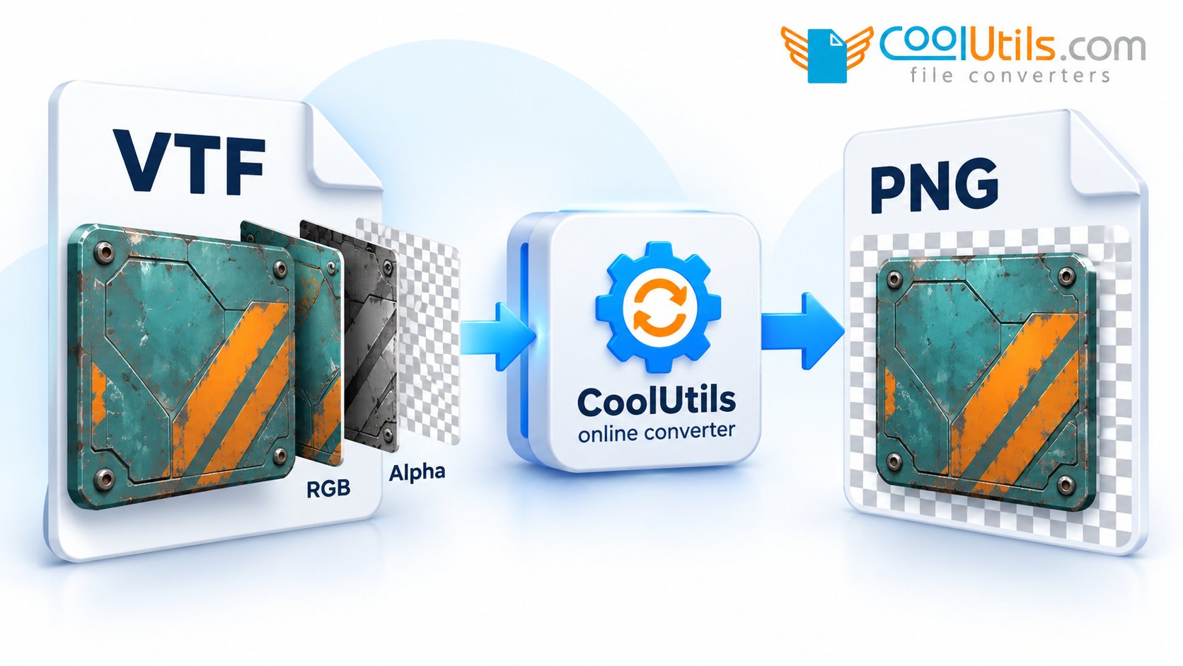 Conceptual workflow for comparing RGB and alpha in an exported PNG