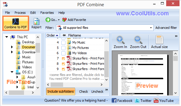 pdf combine main