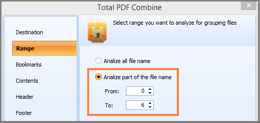 combine pdf by common name part