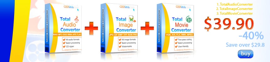 Audio Image Movie Converters