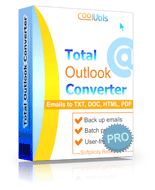 Convert Outlook emails with attachments to PDF, DOC, TXT, EML, etc by Total Outlook Converter Pro