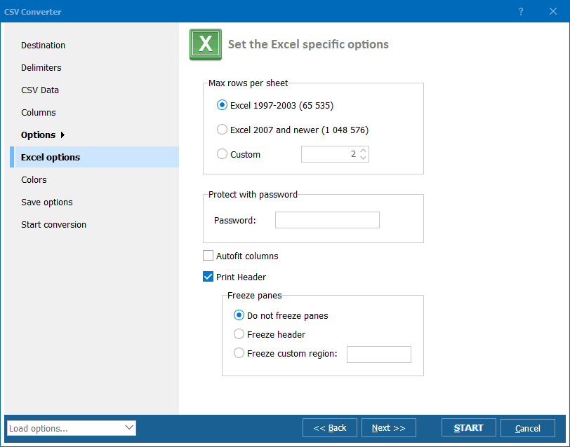 convert csv to excel