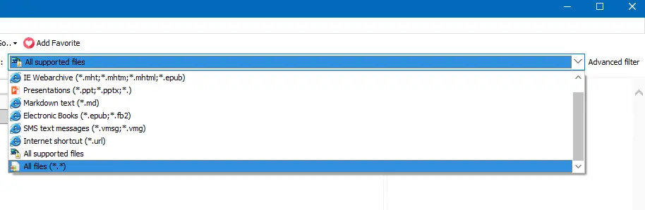 Filtro do Conversor HTML