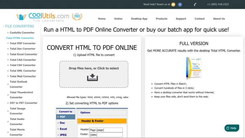 Conversão HTML para PDF em lote