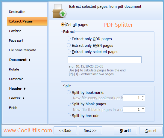 split pdf