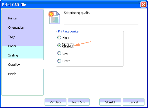DXF printer
