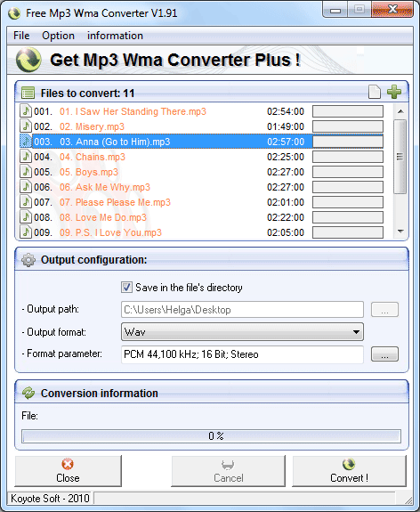 Free to MP3 Converter