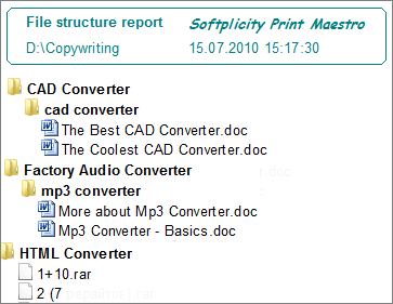 print folder