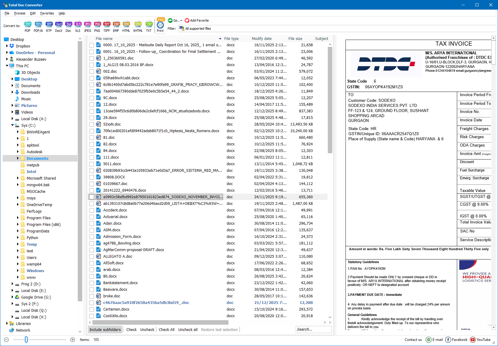 Step 1: Launch Total Doc Converter