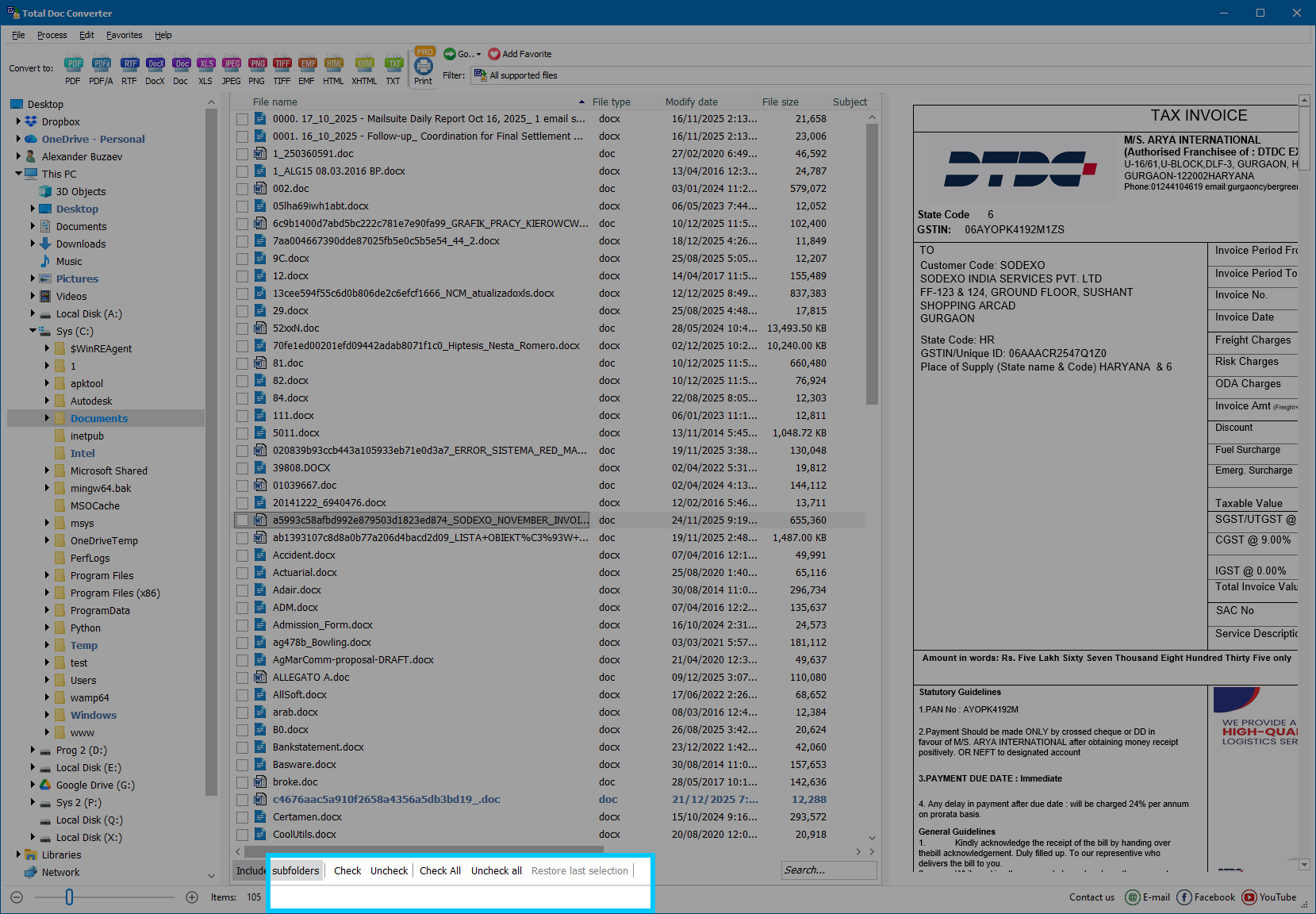 Step 5: Click Check All to select all files