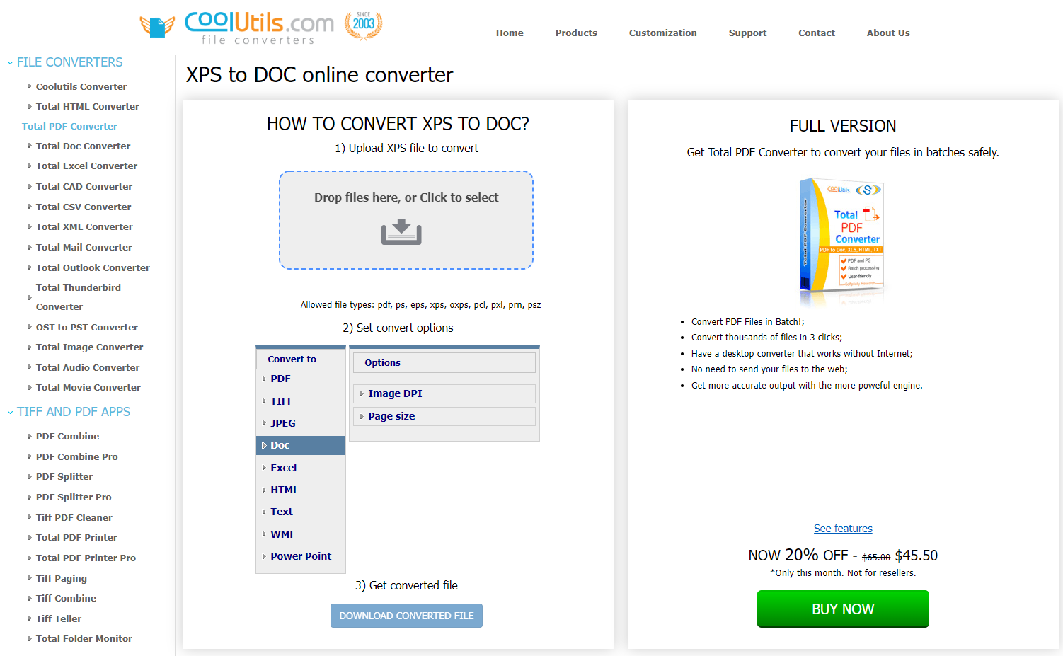 online pdf converter