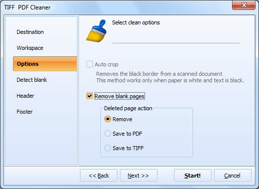 Delete pages from pdf