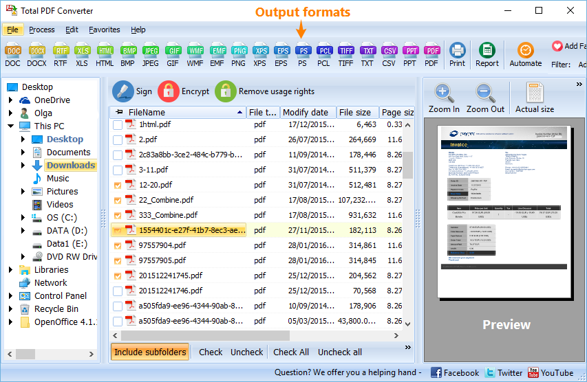 How do you convert a PRN file to DOC?